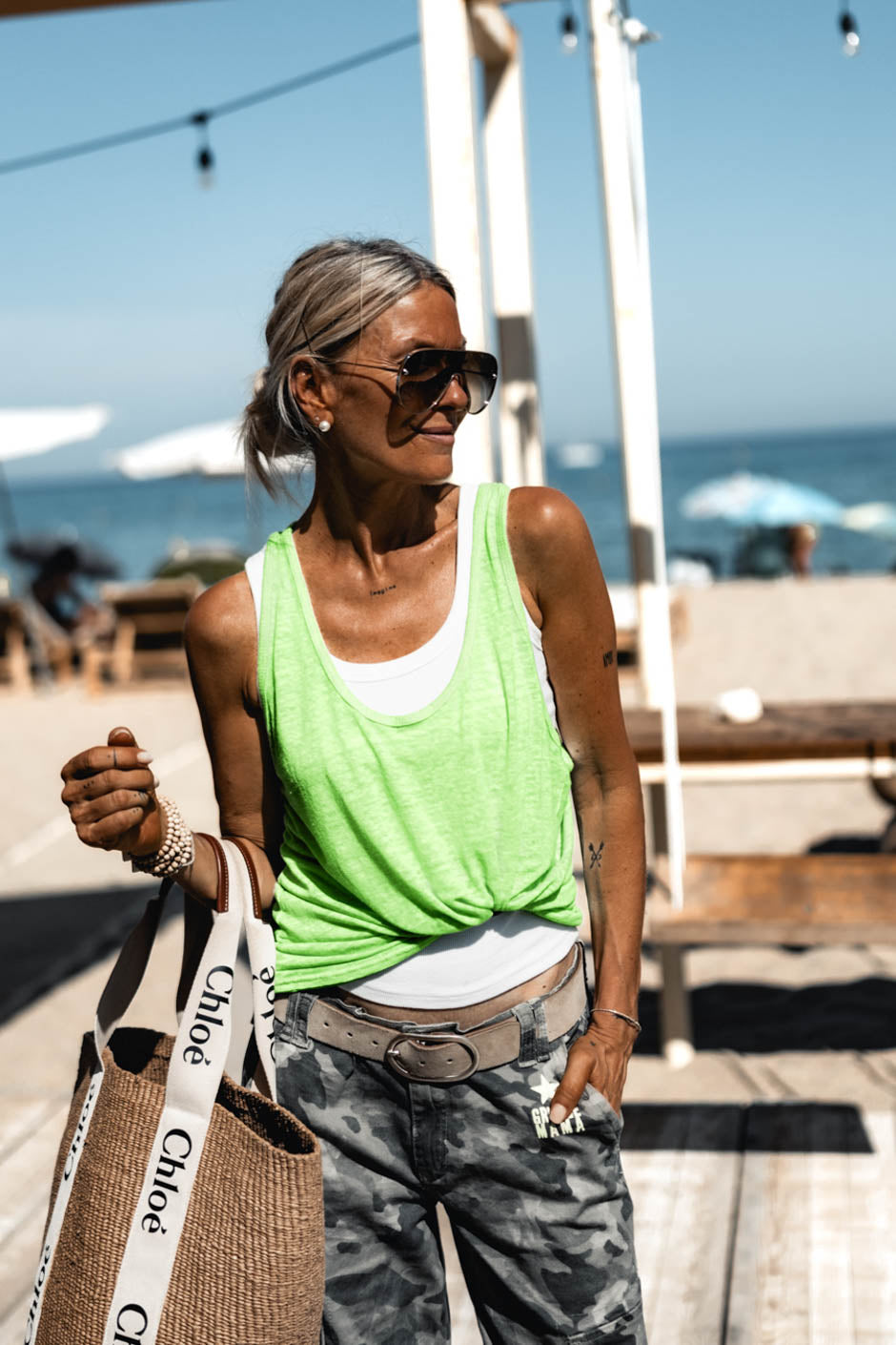 DEBARDEUR NEWMARCEL FLUO VERT
