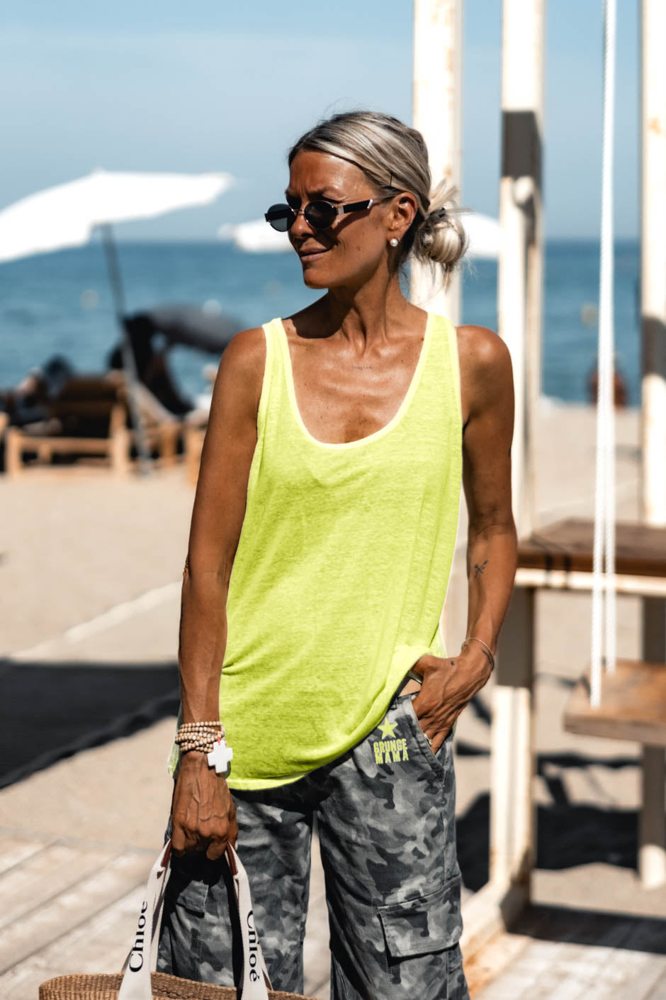 DEBARDEUR NEWMARCEL FLUO JAUNE