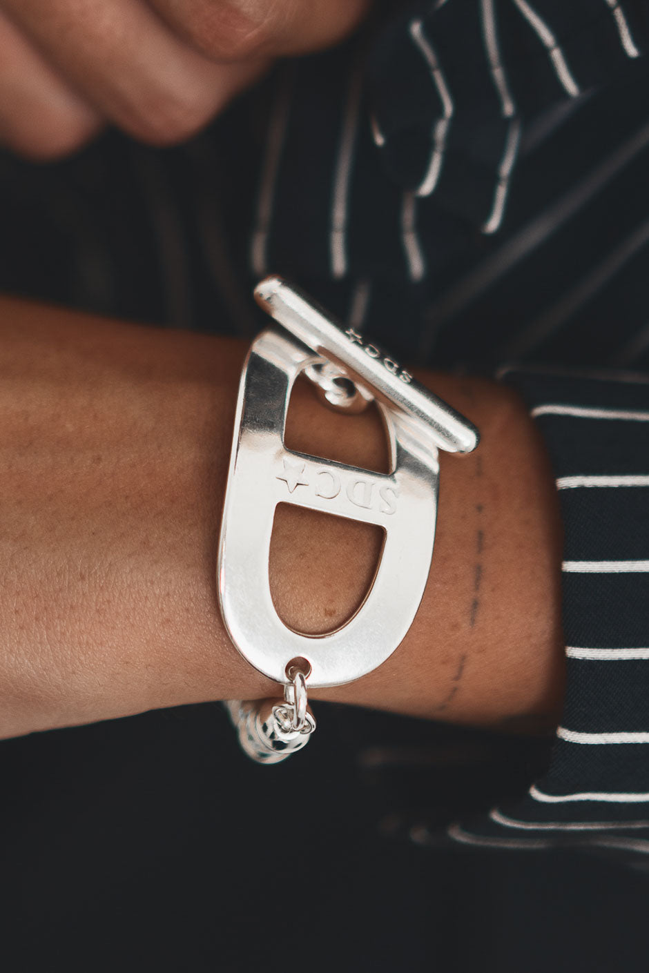 BRACELET OVALIE ARGENT