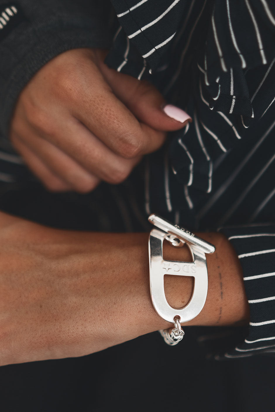 BRACELET OVALIE ARGENT