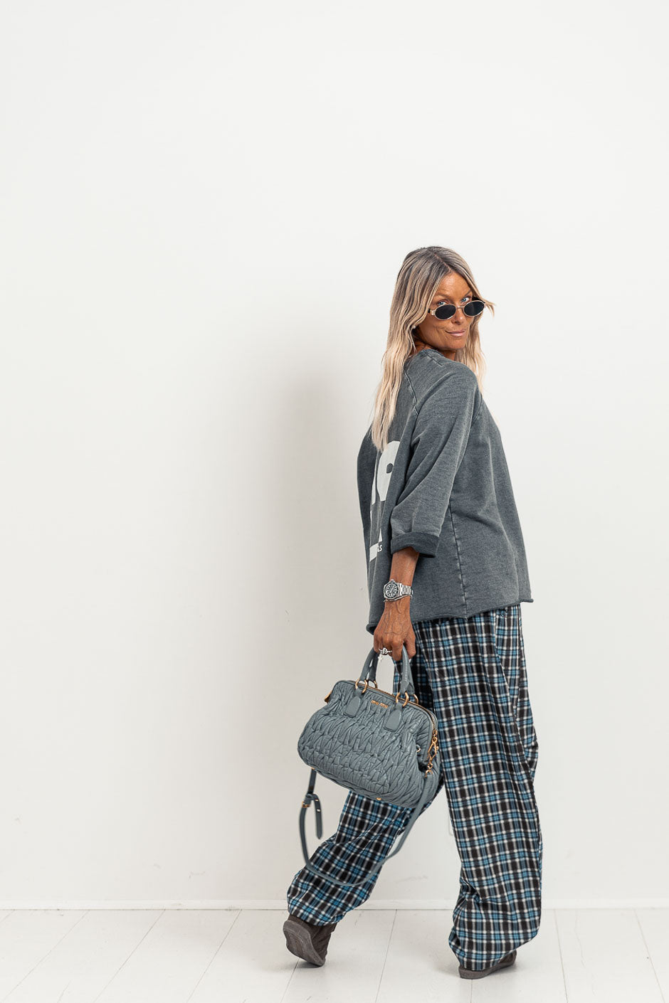 TOMY CHECKED TROUSERS