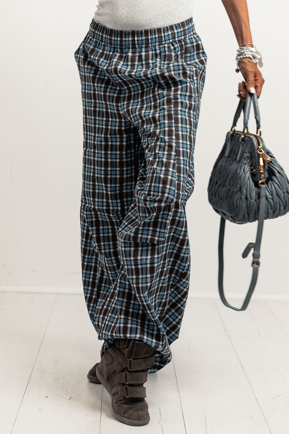 TOMY CHECKED TROUSERS