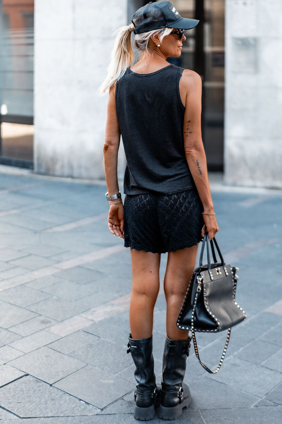 VOLIA BLACK TANK TOP