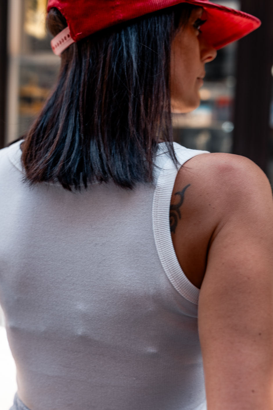 CAMISETA DE TIRANTES MITCHY BLANCA