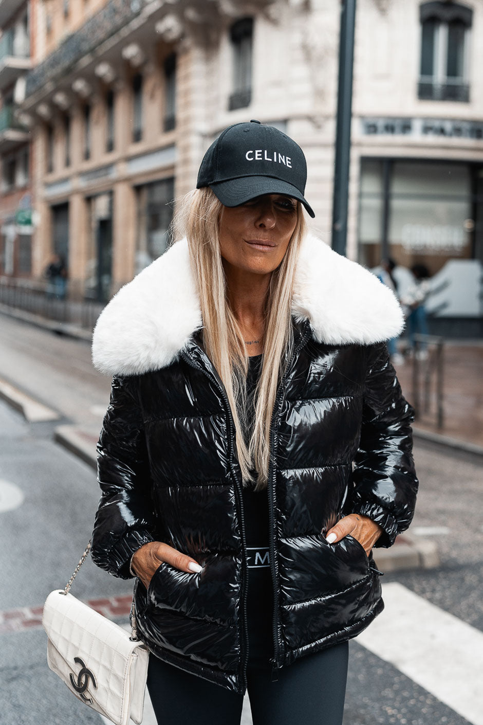 ANORAK CELESTA NEGRO