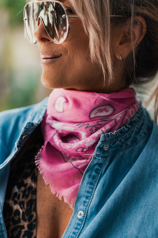 FOULARD MANA FUCHSIA