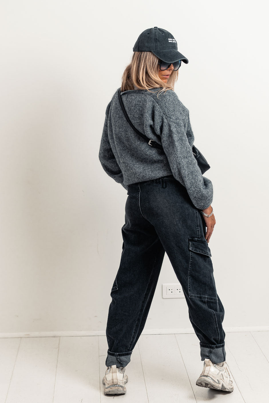GREY MINIA CARDIGAN