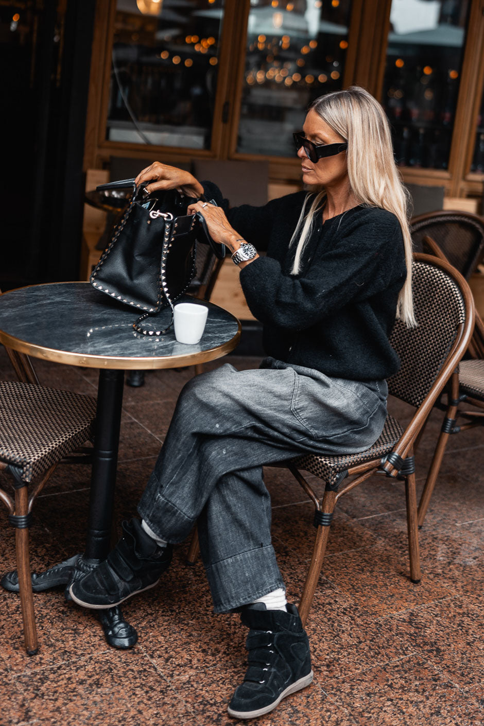BLACK MINIA VEST