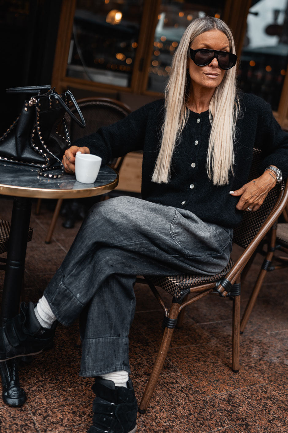 BLACK MINIA VEST