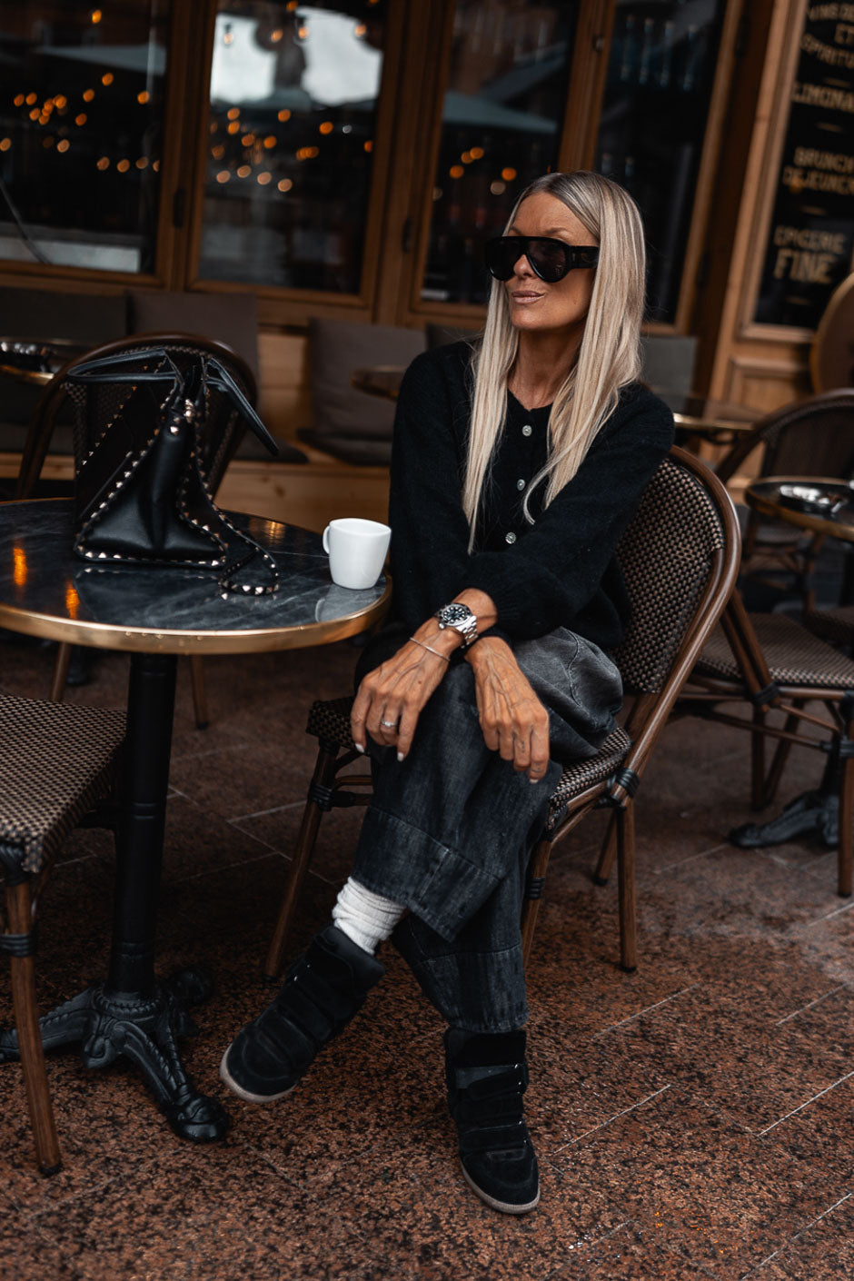 BLACK MINIA VEST