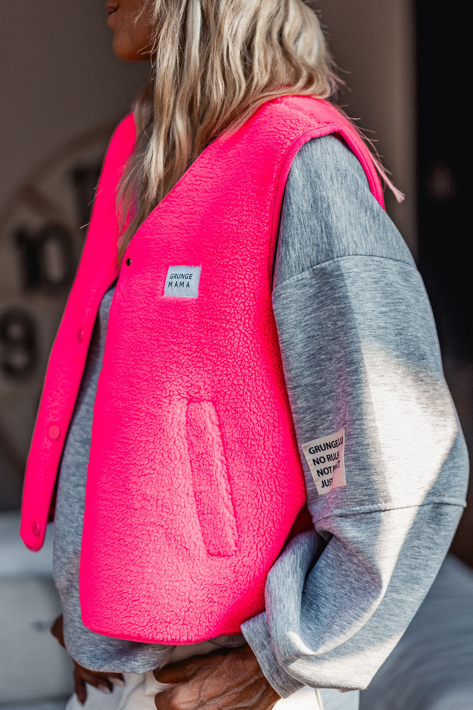 GILET RAVY ROSE FLUO