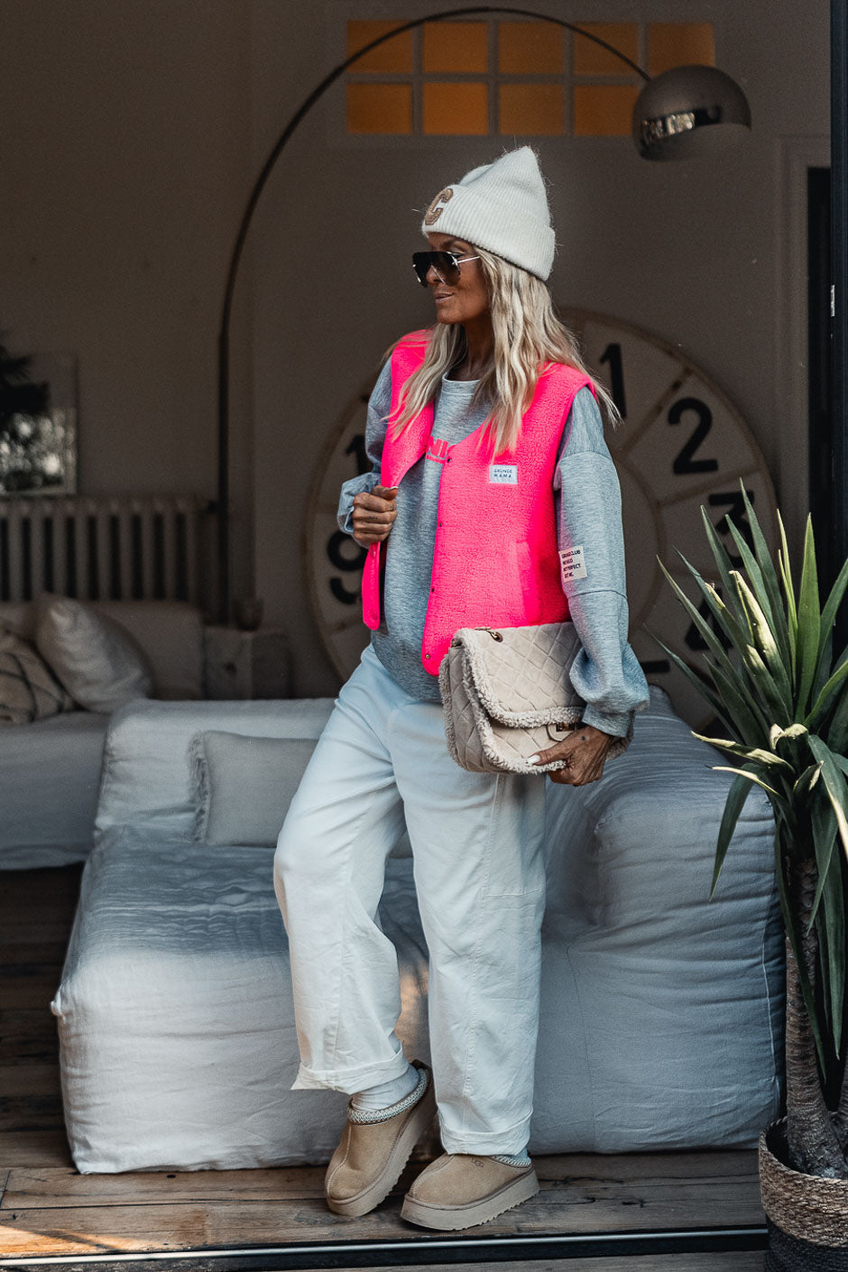 GILET RAVY ROSE FLUO
