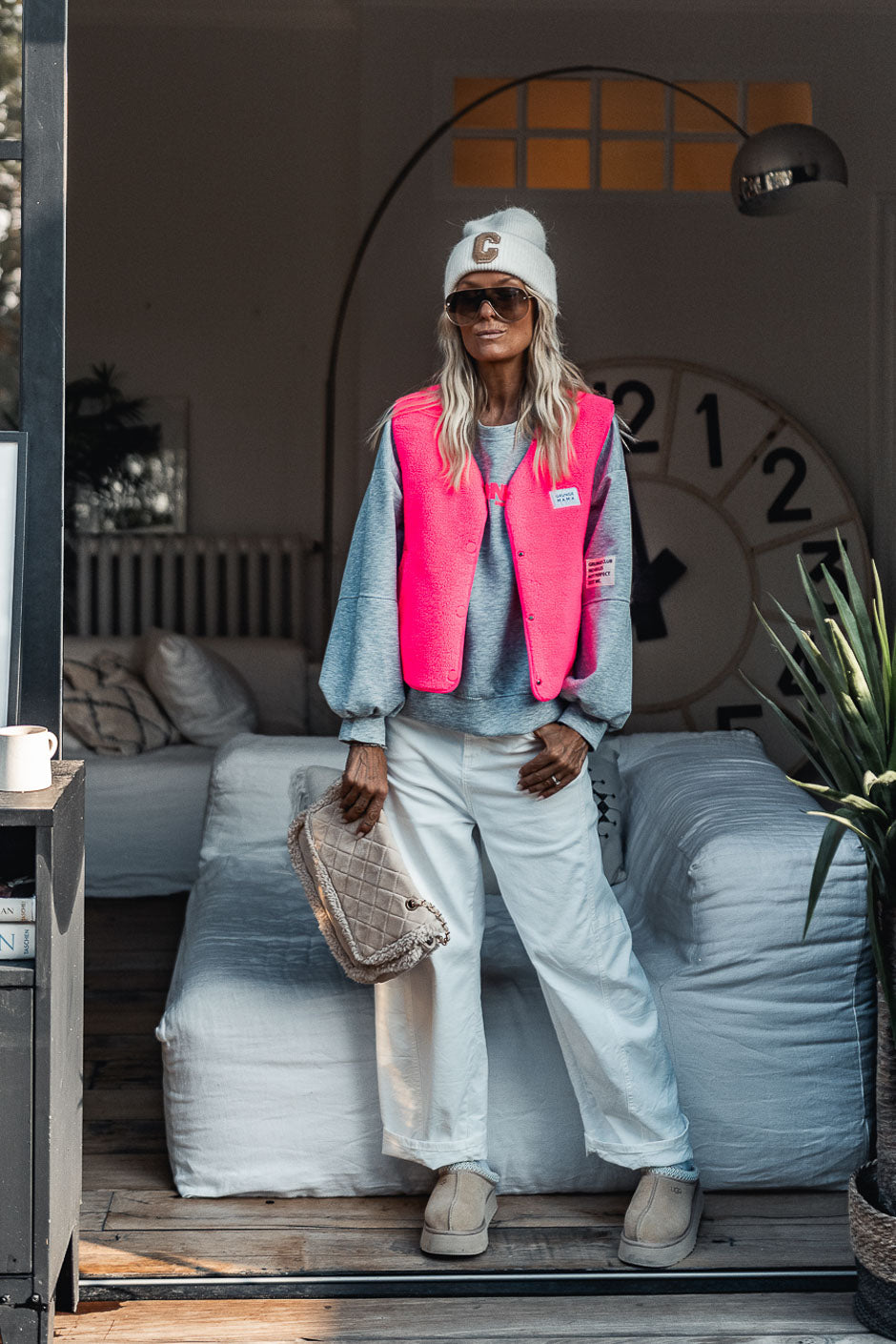 GILET RAVY ROSE FLUO