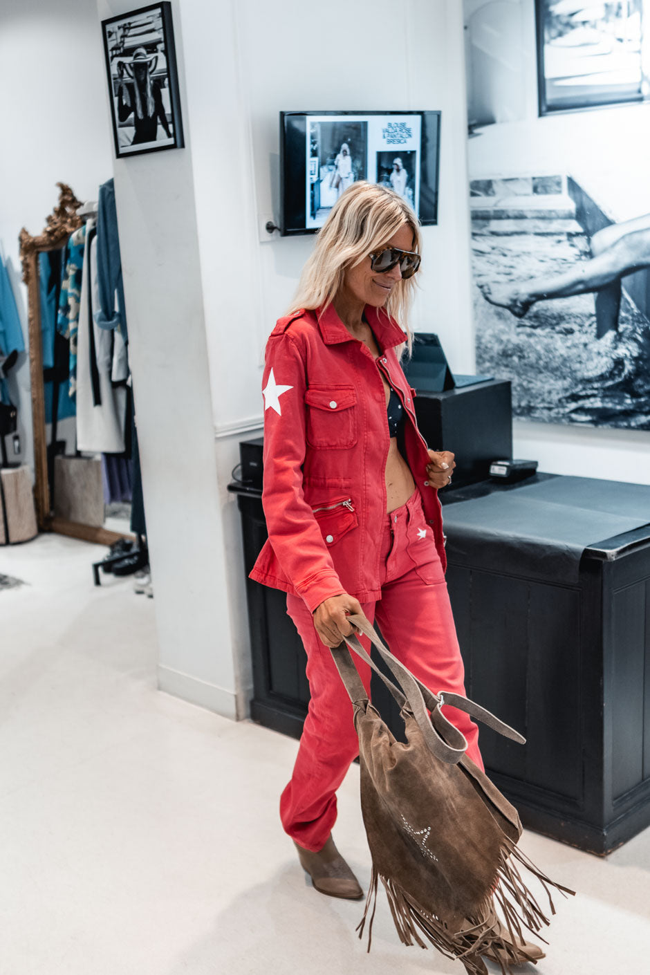 SAHARIENNE NEW GRUNGECLUB ROUGE