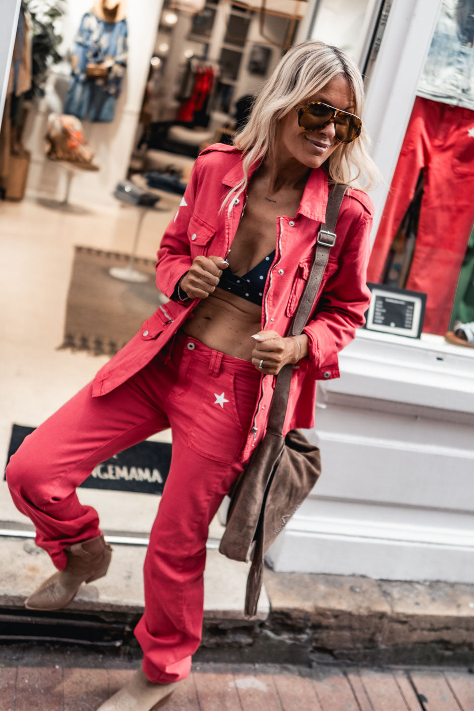 SAHARIENNE NEW GRUNGECLUB ROUGE