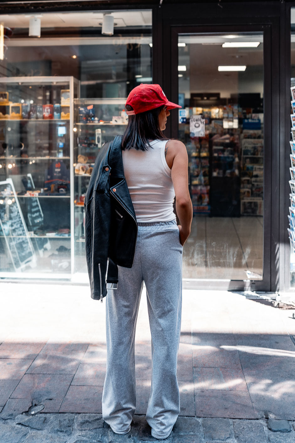 PANTALONES DE CHANDAL GRISES FELIX