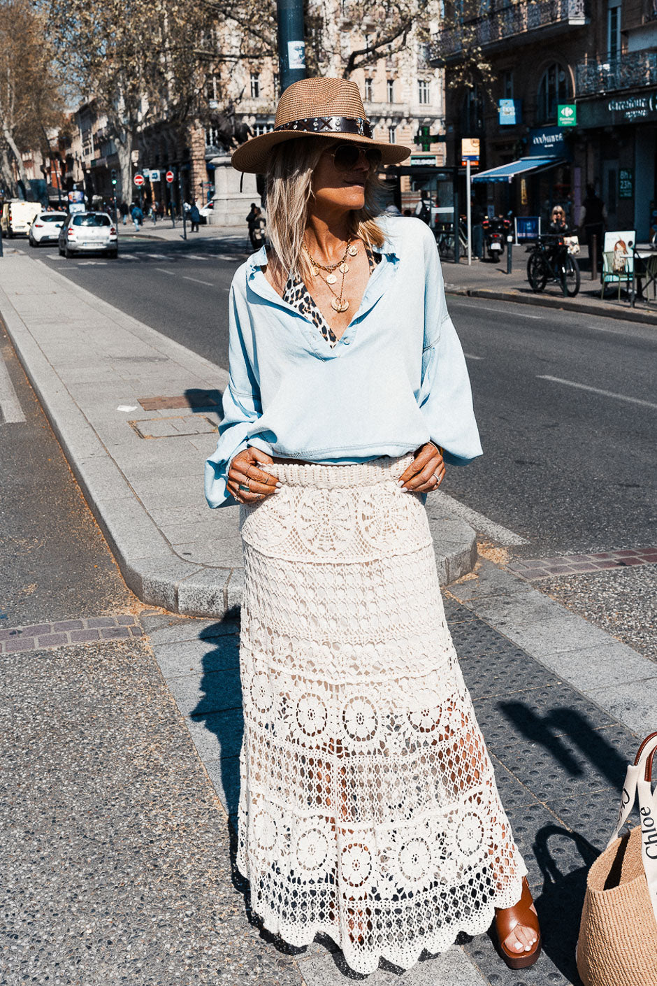 SKIRT CAMILLE ECRU