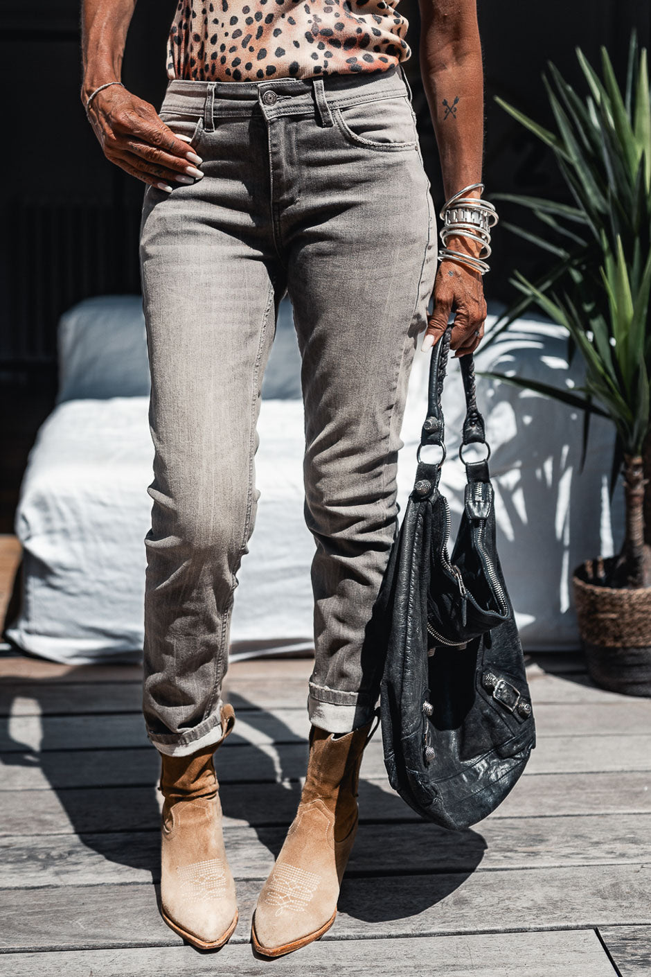 JEANS RELAX AUSTIN GRIS