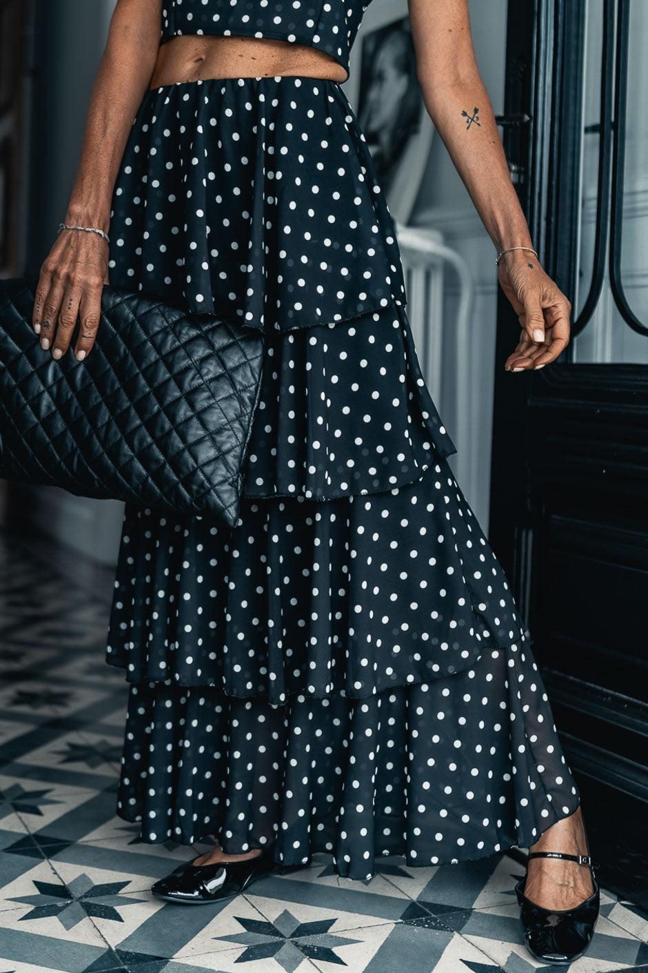 CASTILLE BLACK SKIRT
