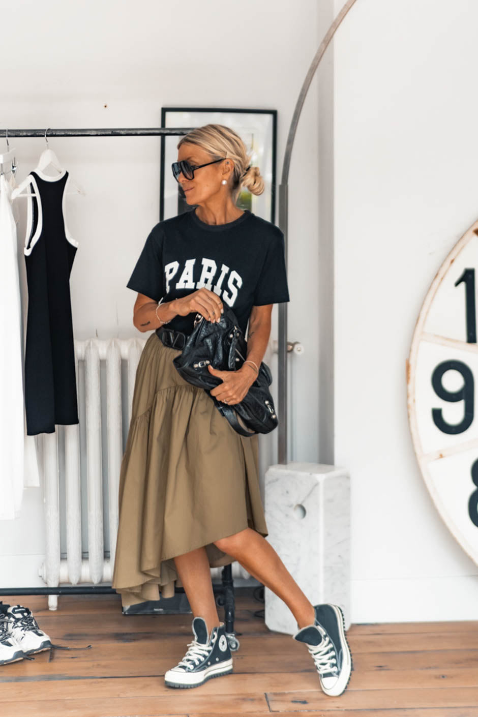 KHAKI ZELKY SKIRT