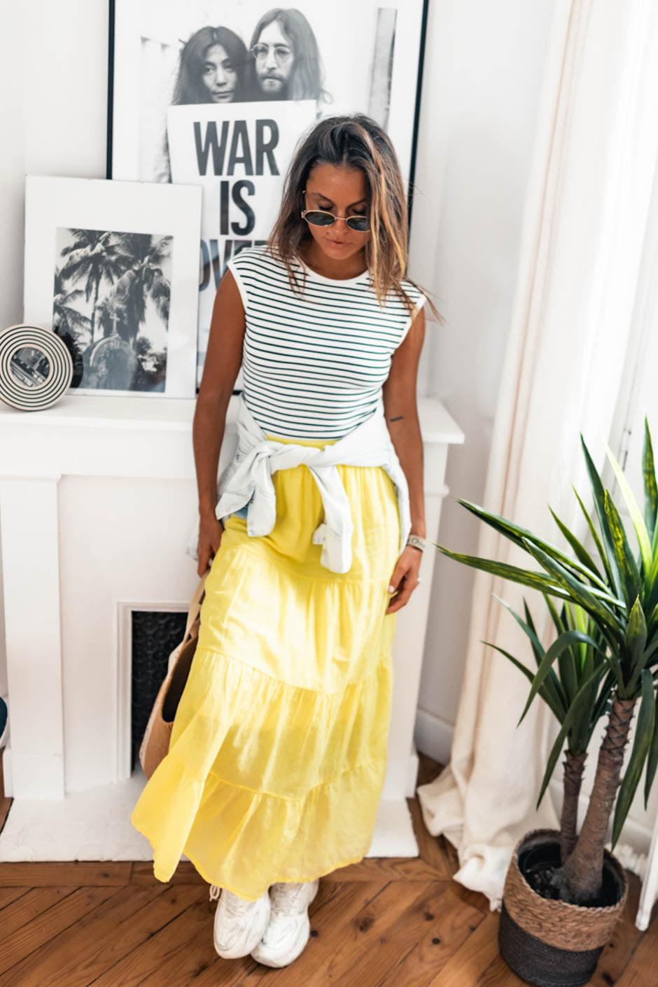 JUPE LESLY JAUNE