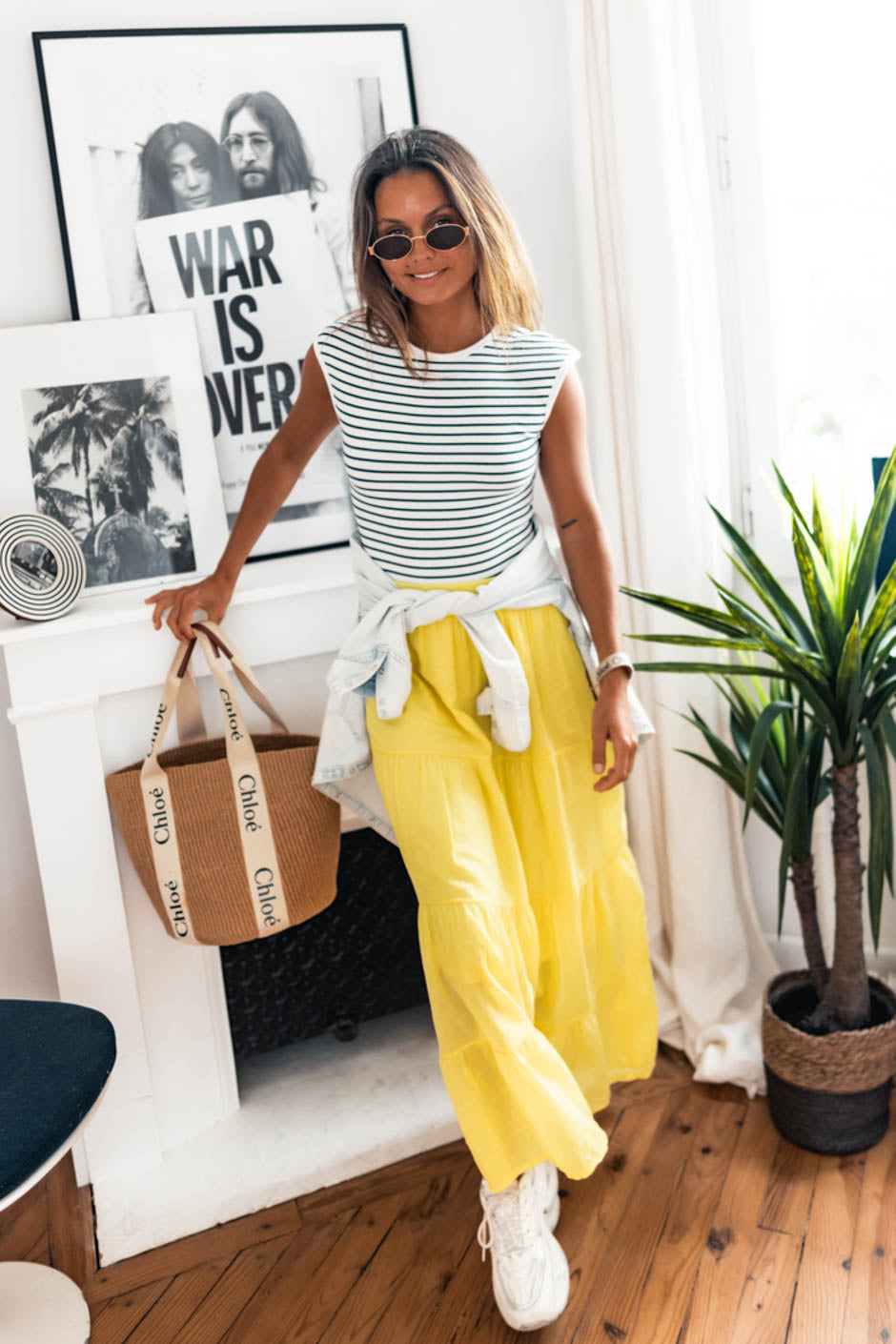 JUPE LESLY JAUNE
