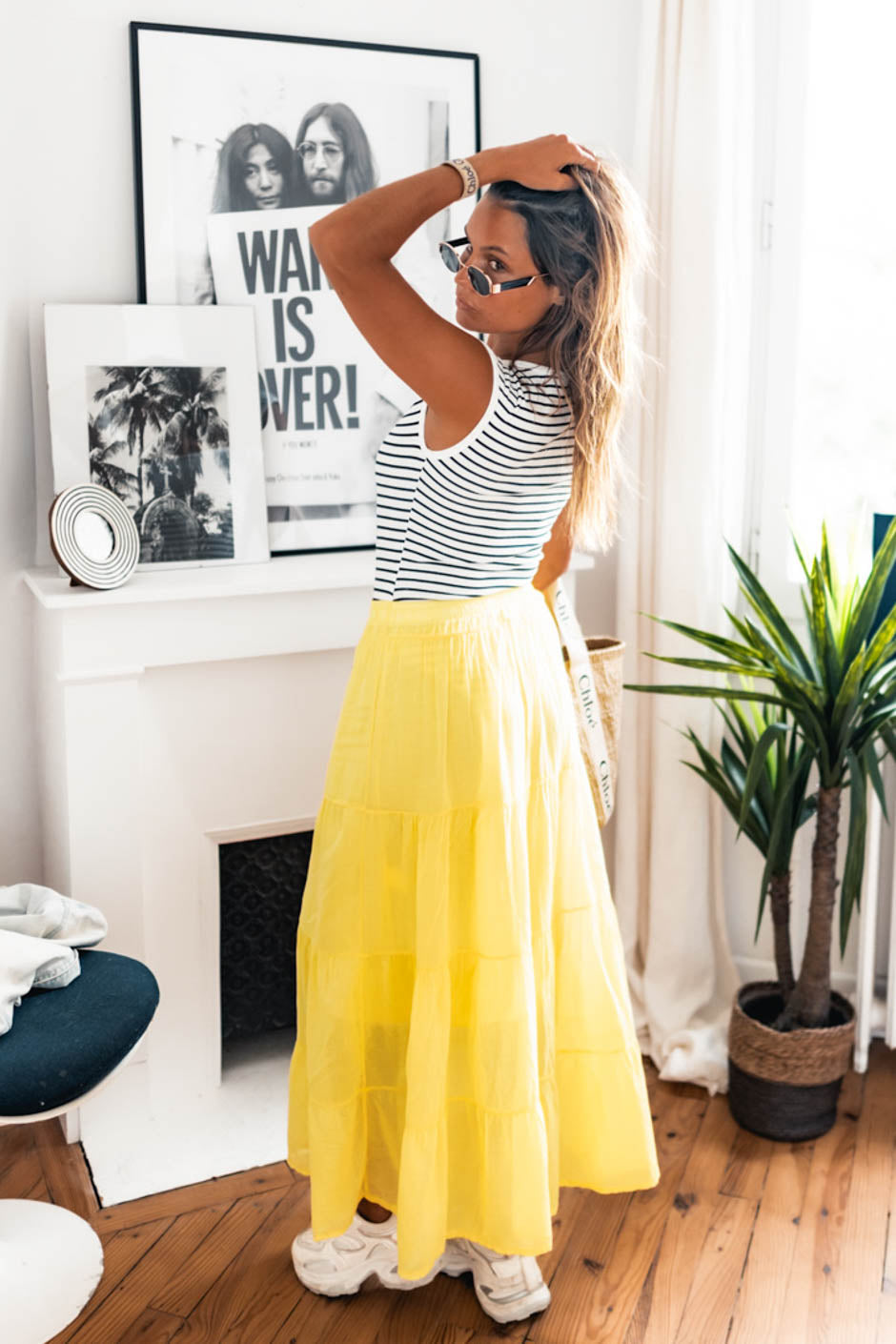 JUPE LESLY JAUNE