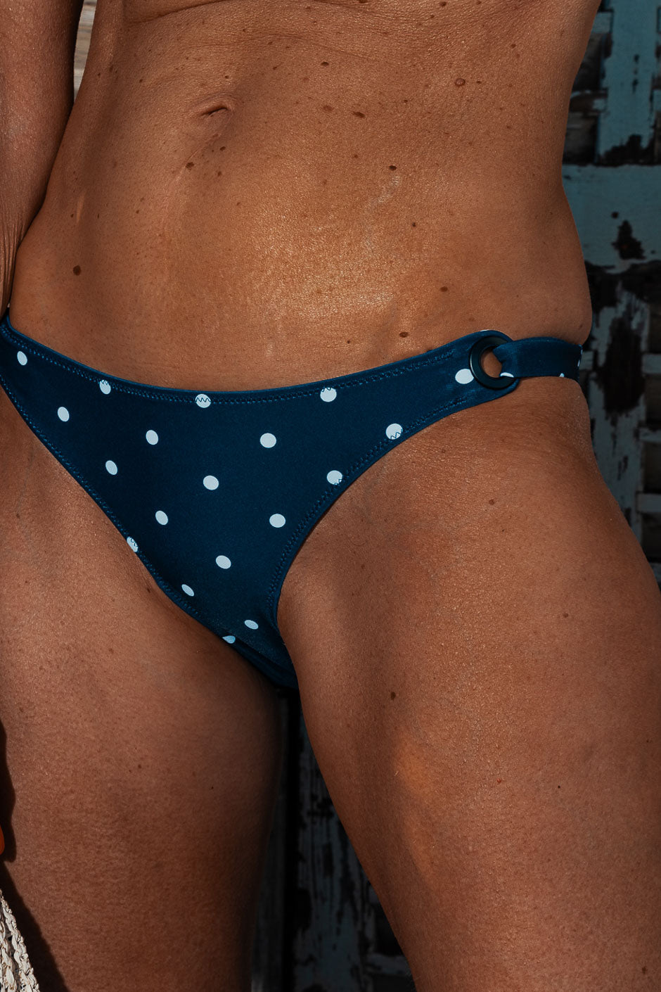 BAS MAILLOT BELLEZA MARINE POIS
