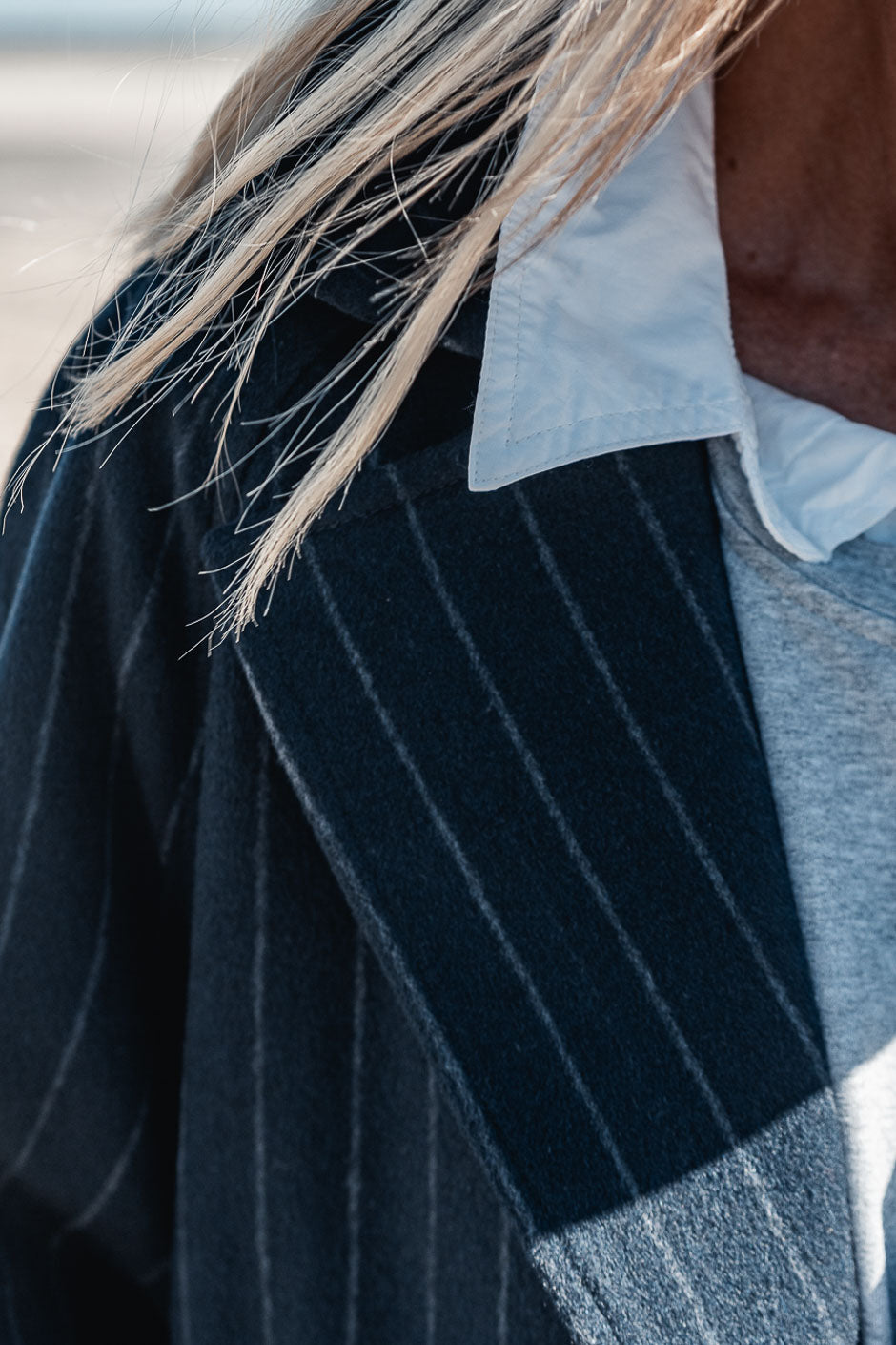 NAVY ARYA COAT