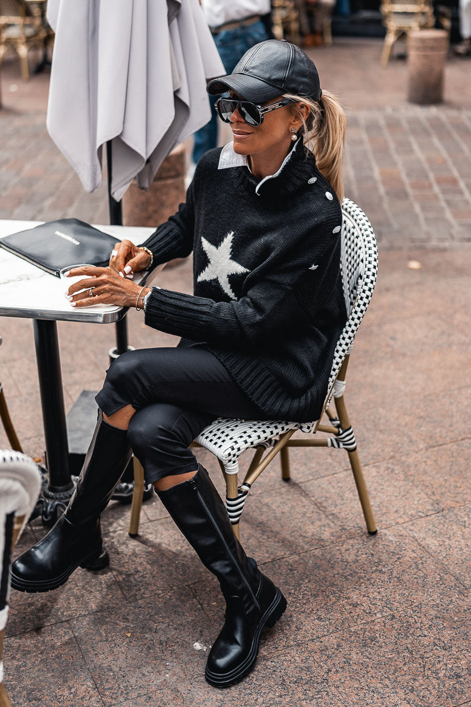 Grungemama Milia black sweater