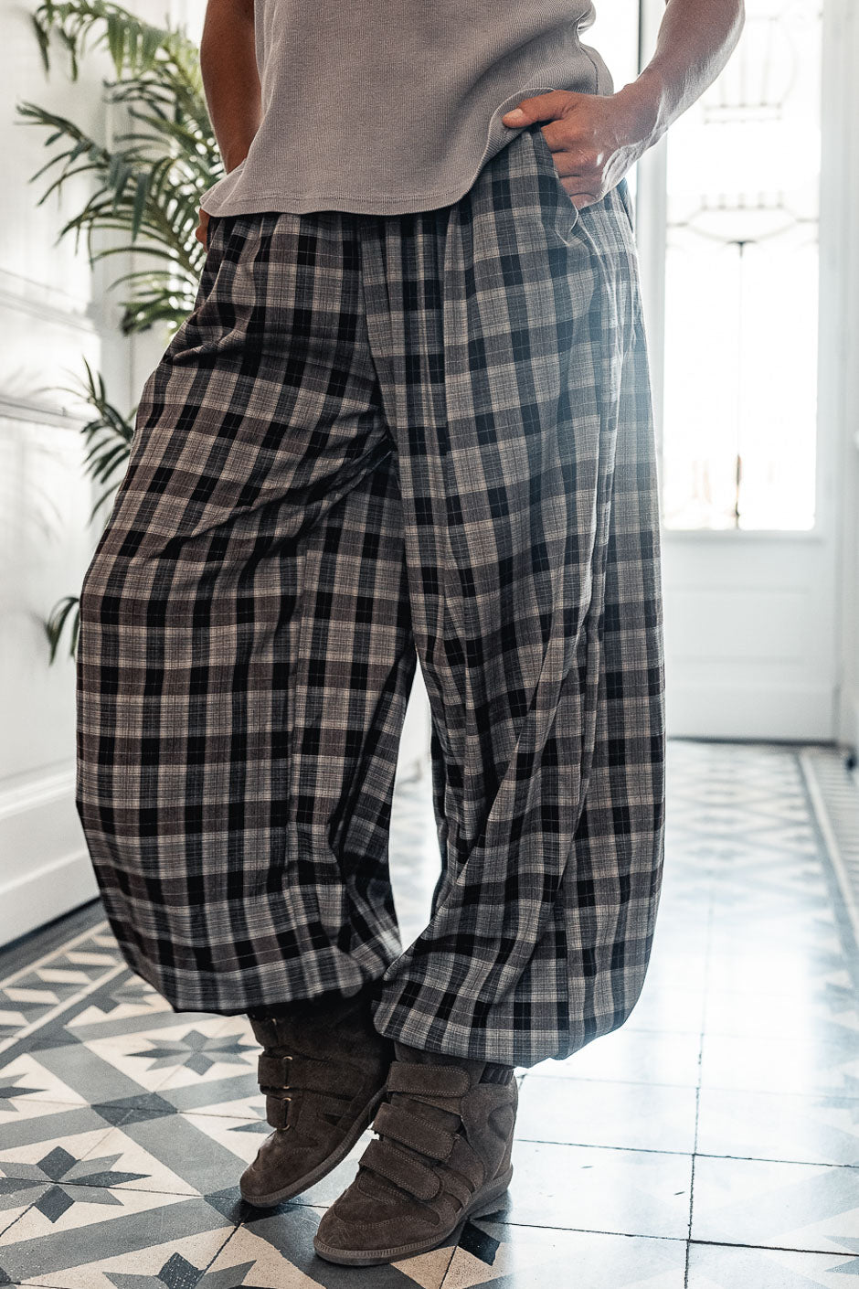 PANTALON BREST CARREAUX