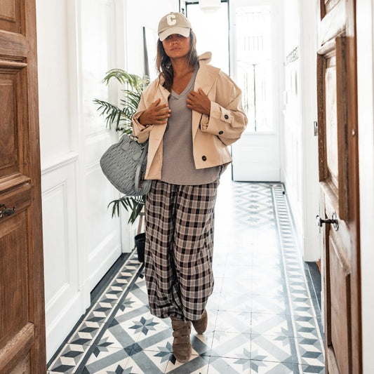 BREST CHECK TROUSERS