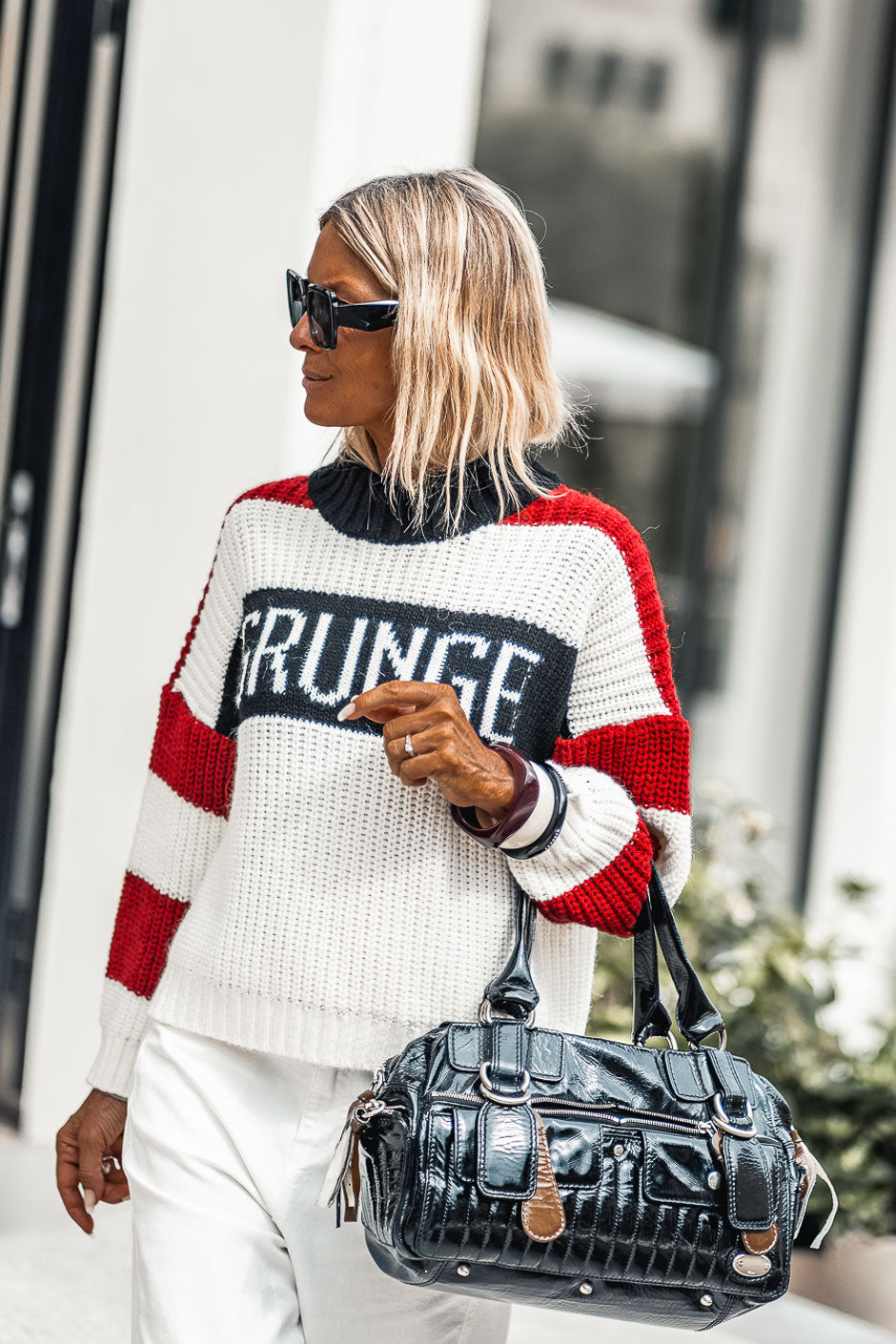 PULL ECUME ROUGE