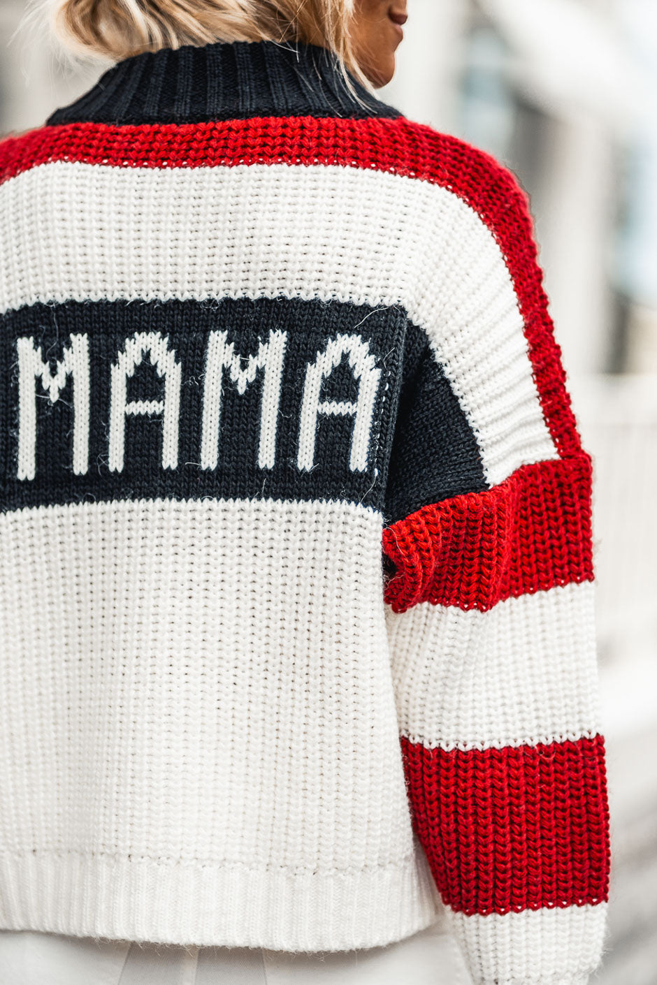 PULL ECUME ROUGE