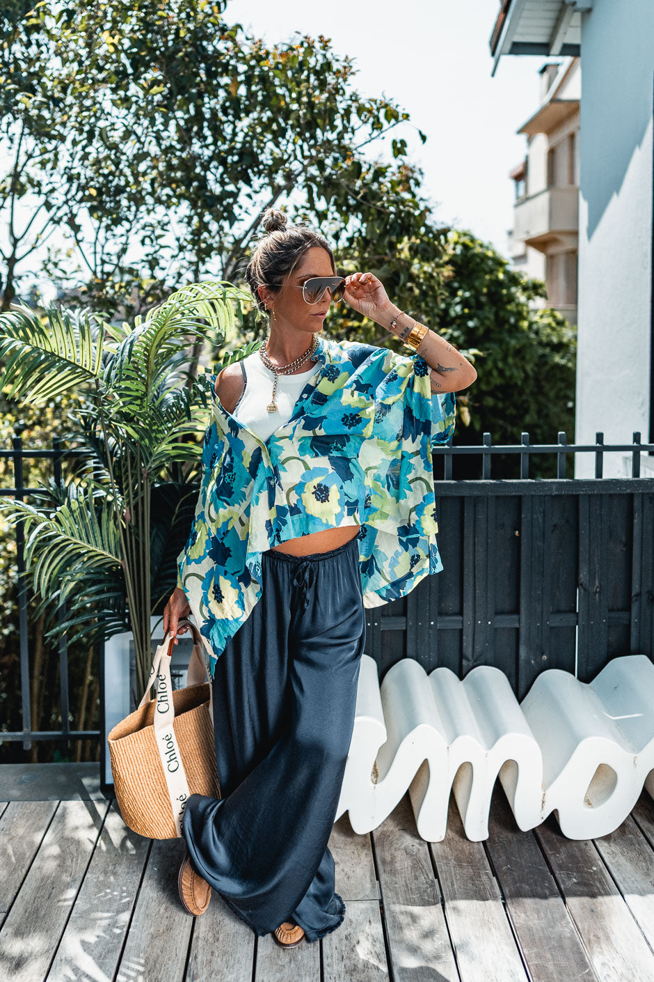 PANTALON FAUSTINE MARINE