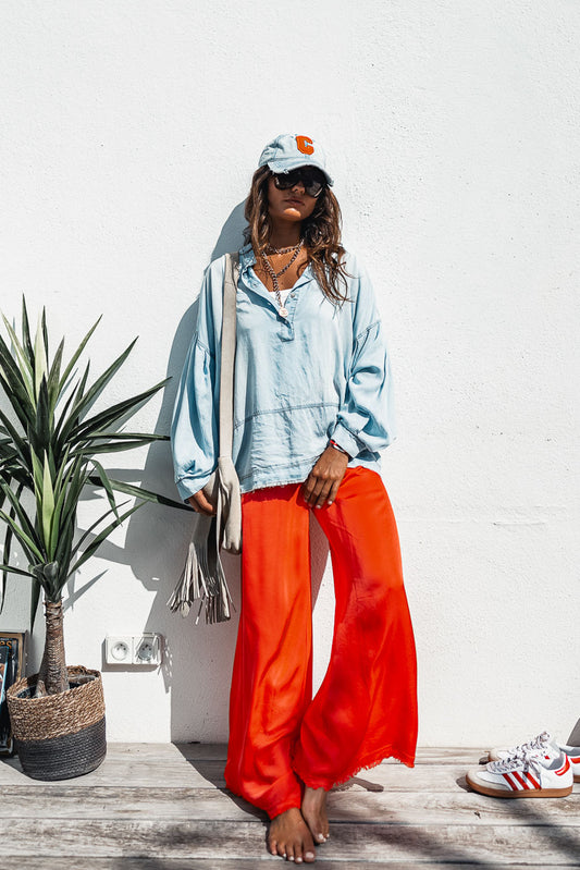 PANTALÓN FAUSTINE NARANJA