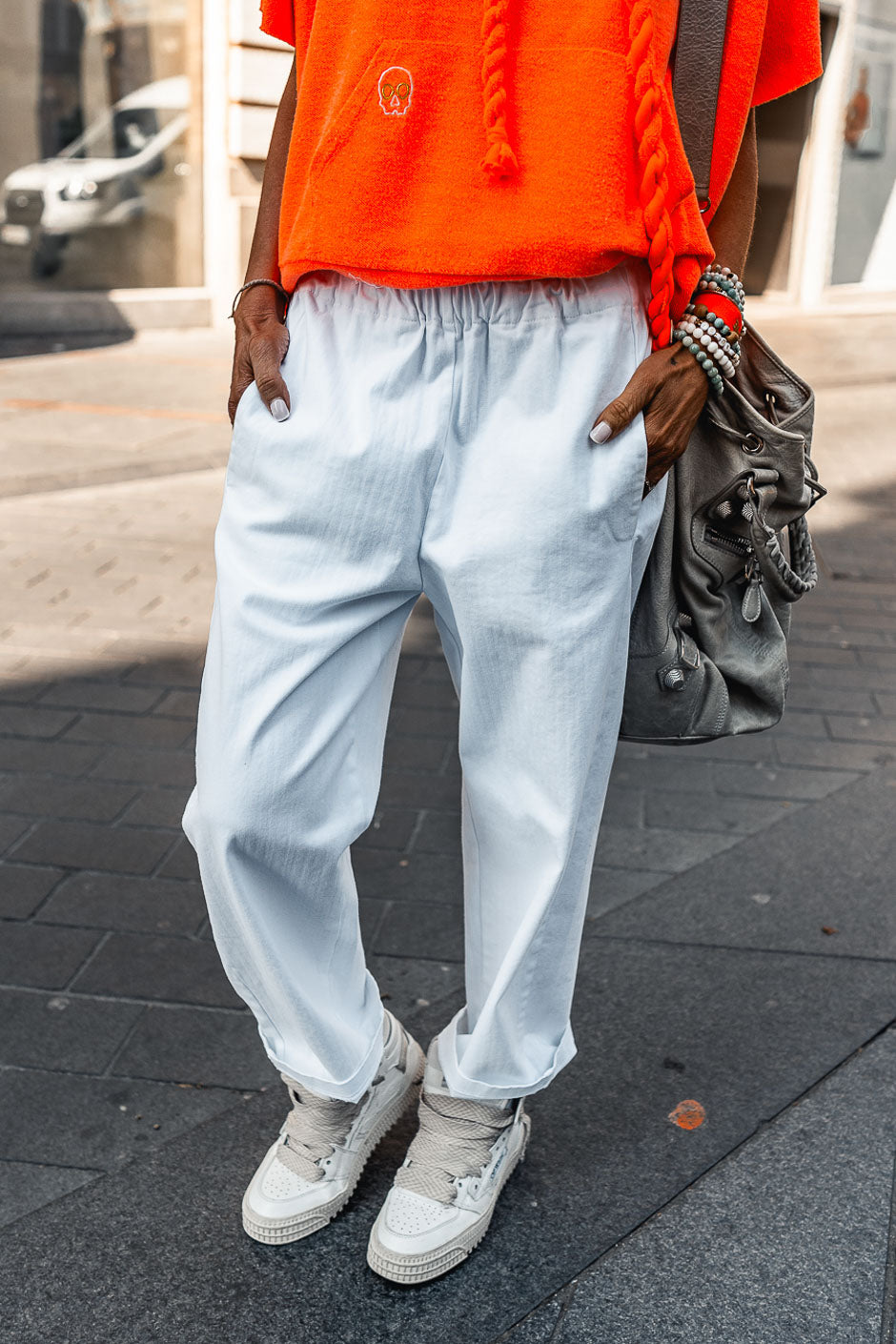 MILO WHITE TROUSERS