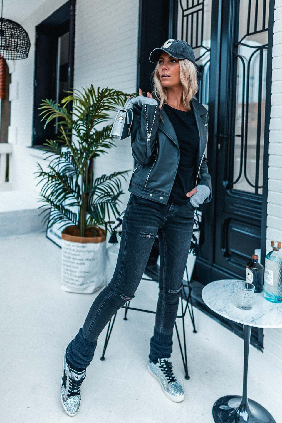 Blouson en cuir Grungemama Hutchy