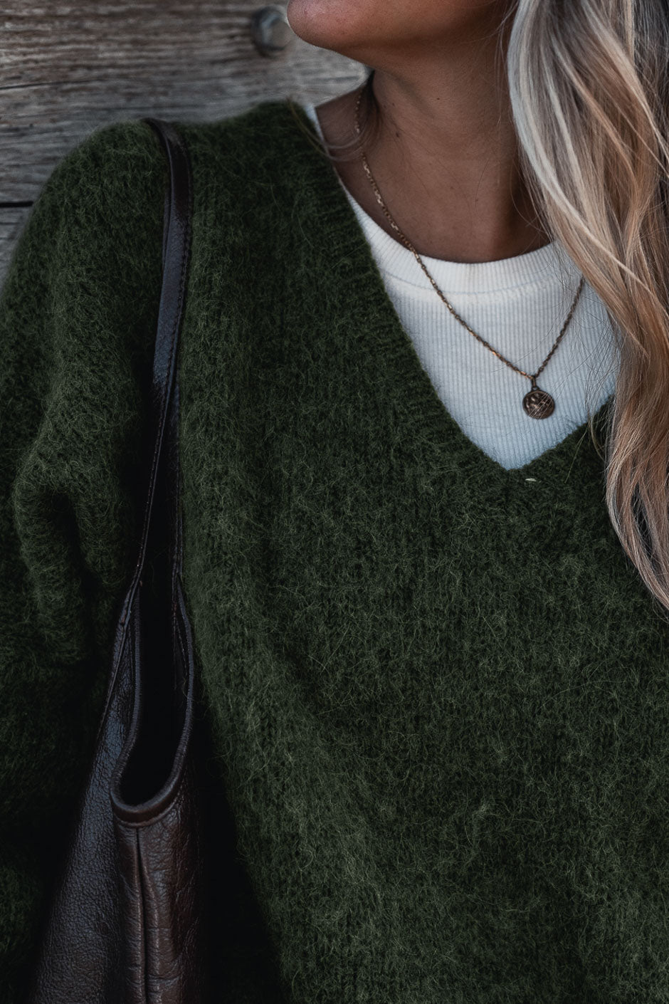 GARANCE KHAKI SWEATER