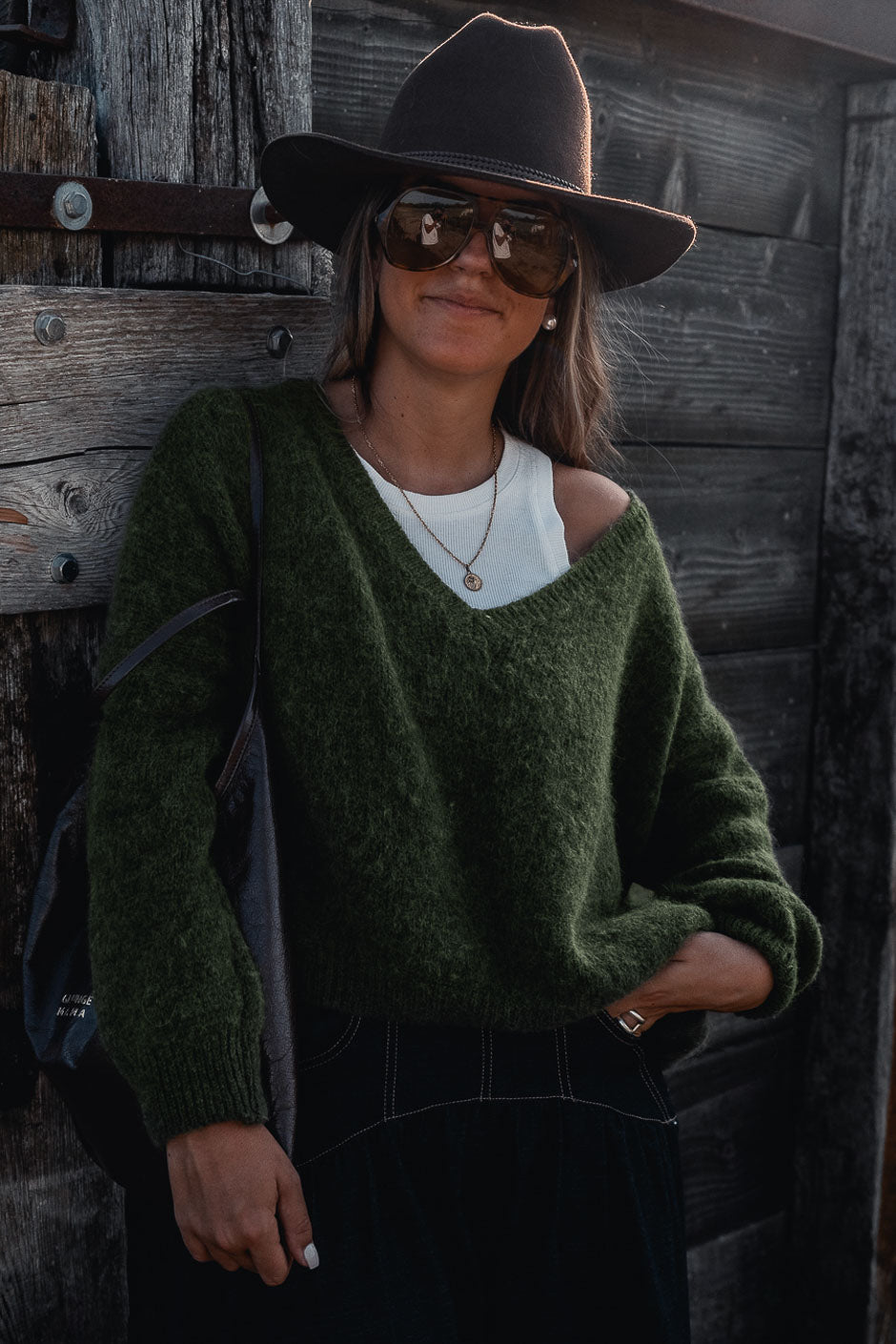 GARANCE KHAKI SWEATER