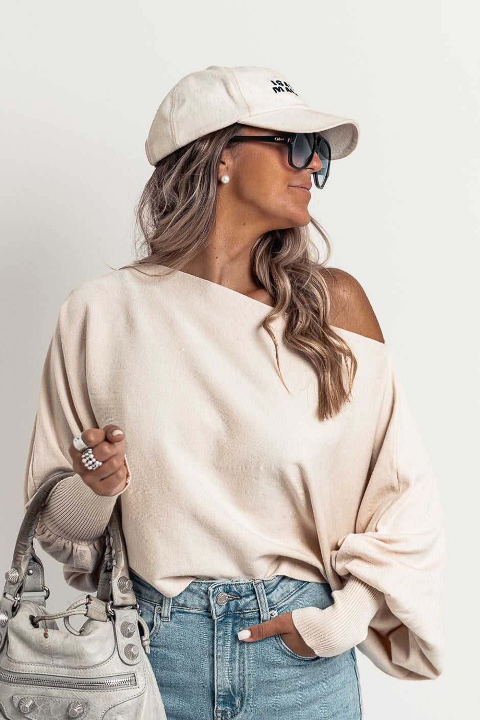 ECRU MARGIE SWEATER