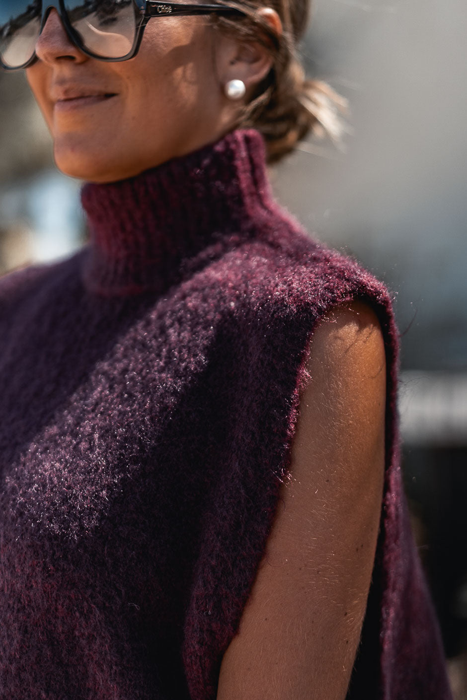 MAYA BORDEAUX SWEATER