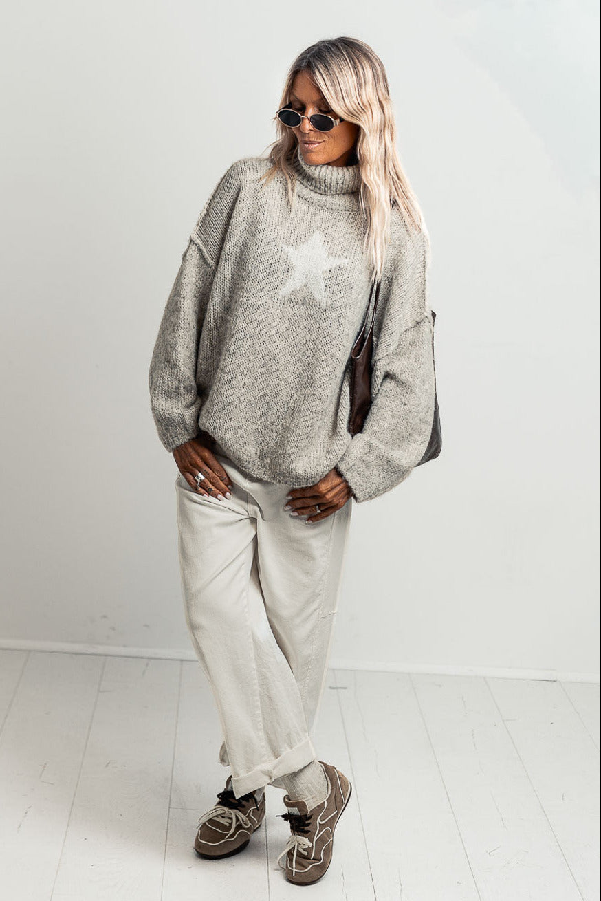 PULL MYLOS STAR BEIGE