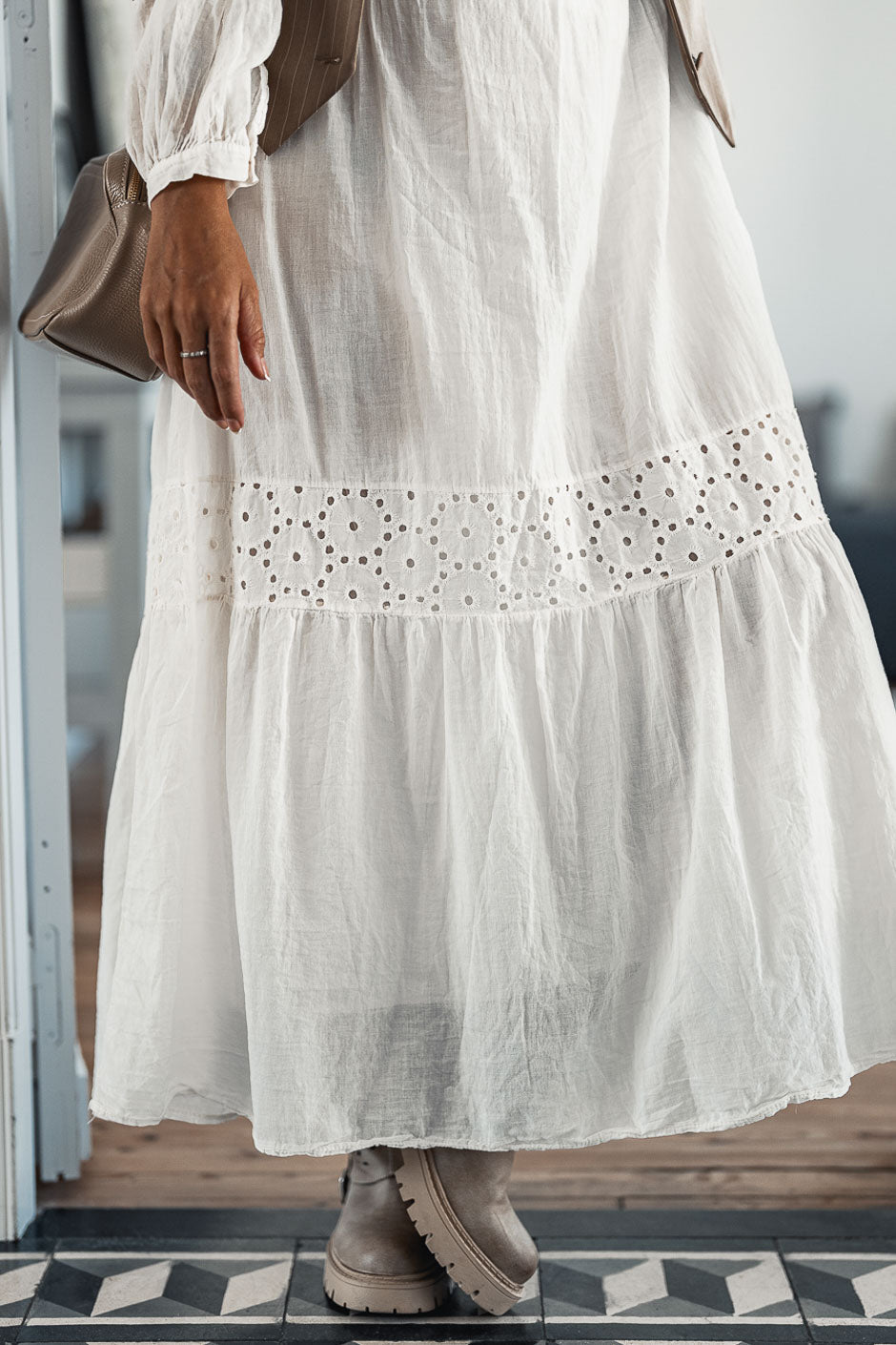ROBE DAVIA ECRU