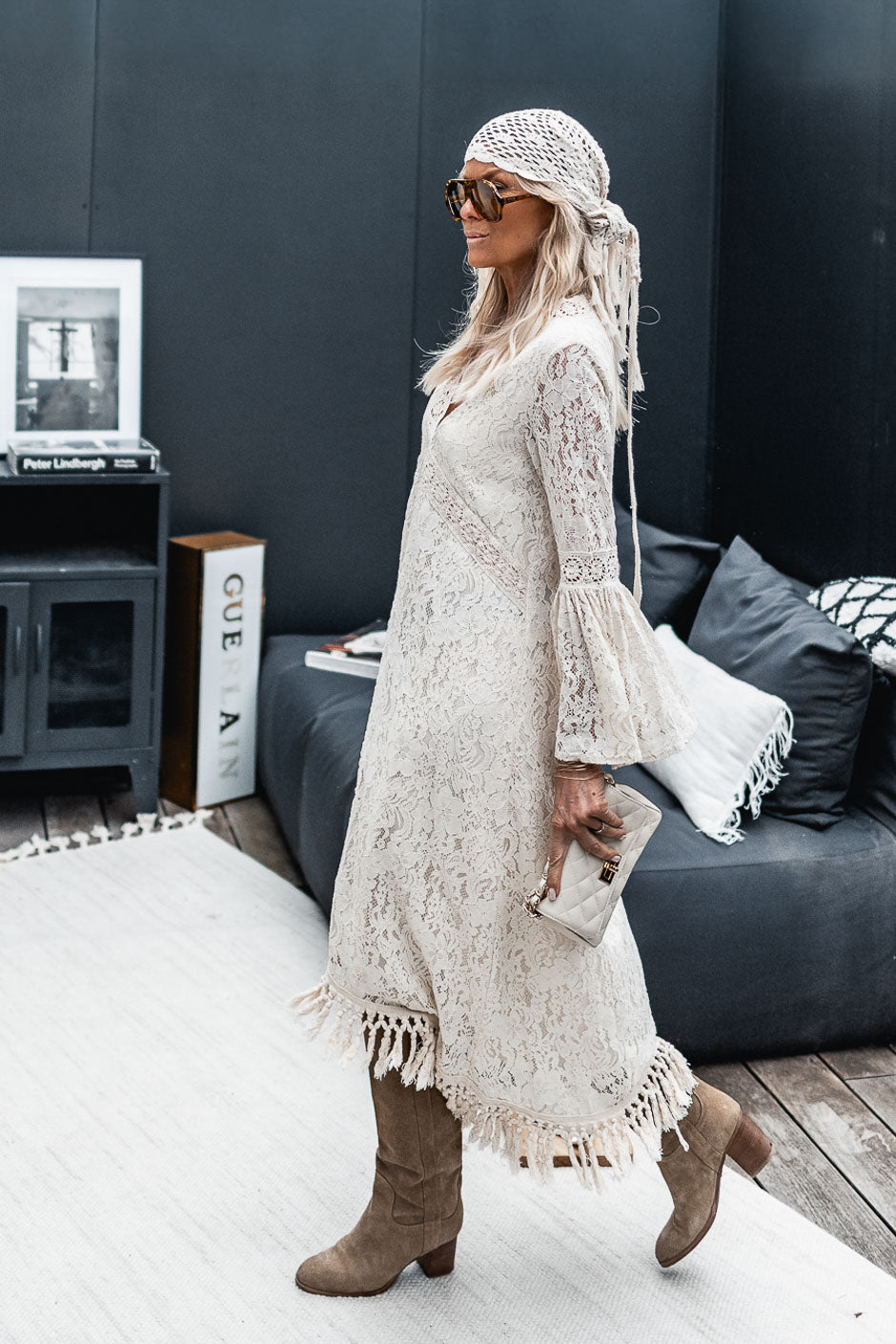 ROBE HEZZIE BEIGE