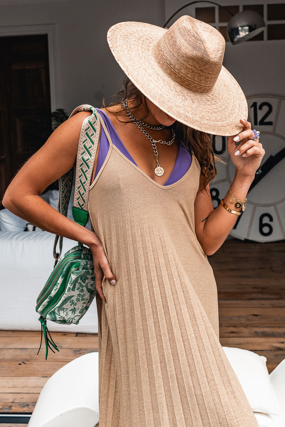 VESTIDO GLORIA CHAMPAÑA