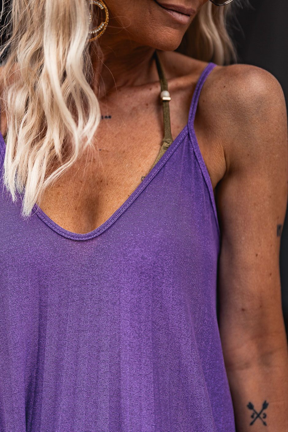 GLORIA PURPLE DRESS