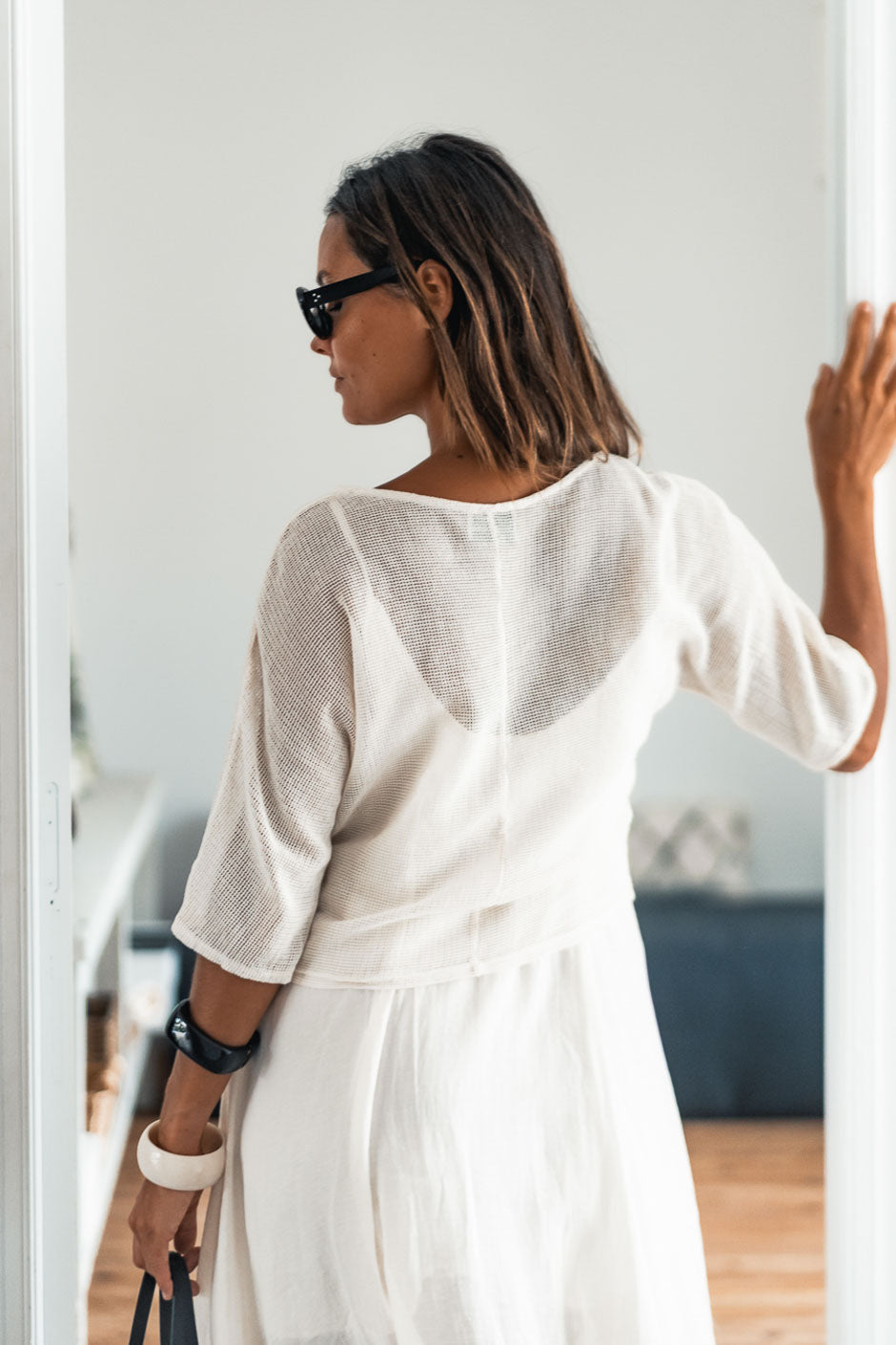 ROBE KELINE ECRU