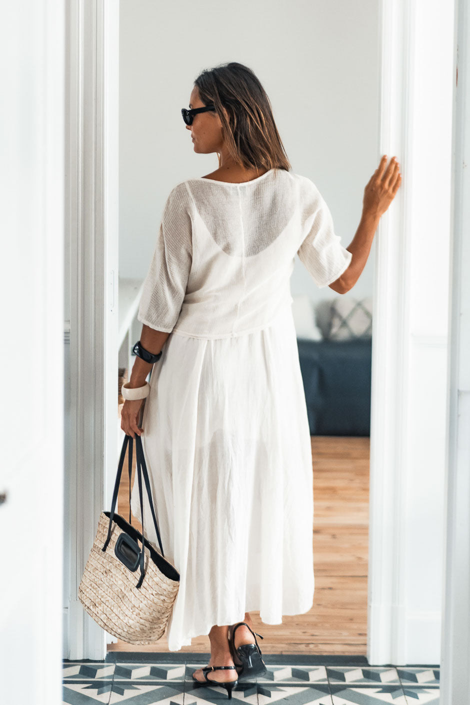 ROBE KELINE ECRU