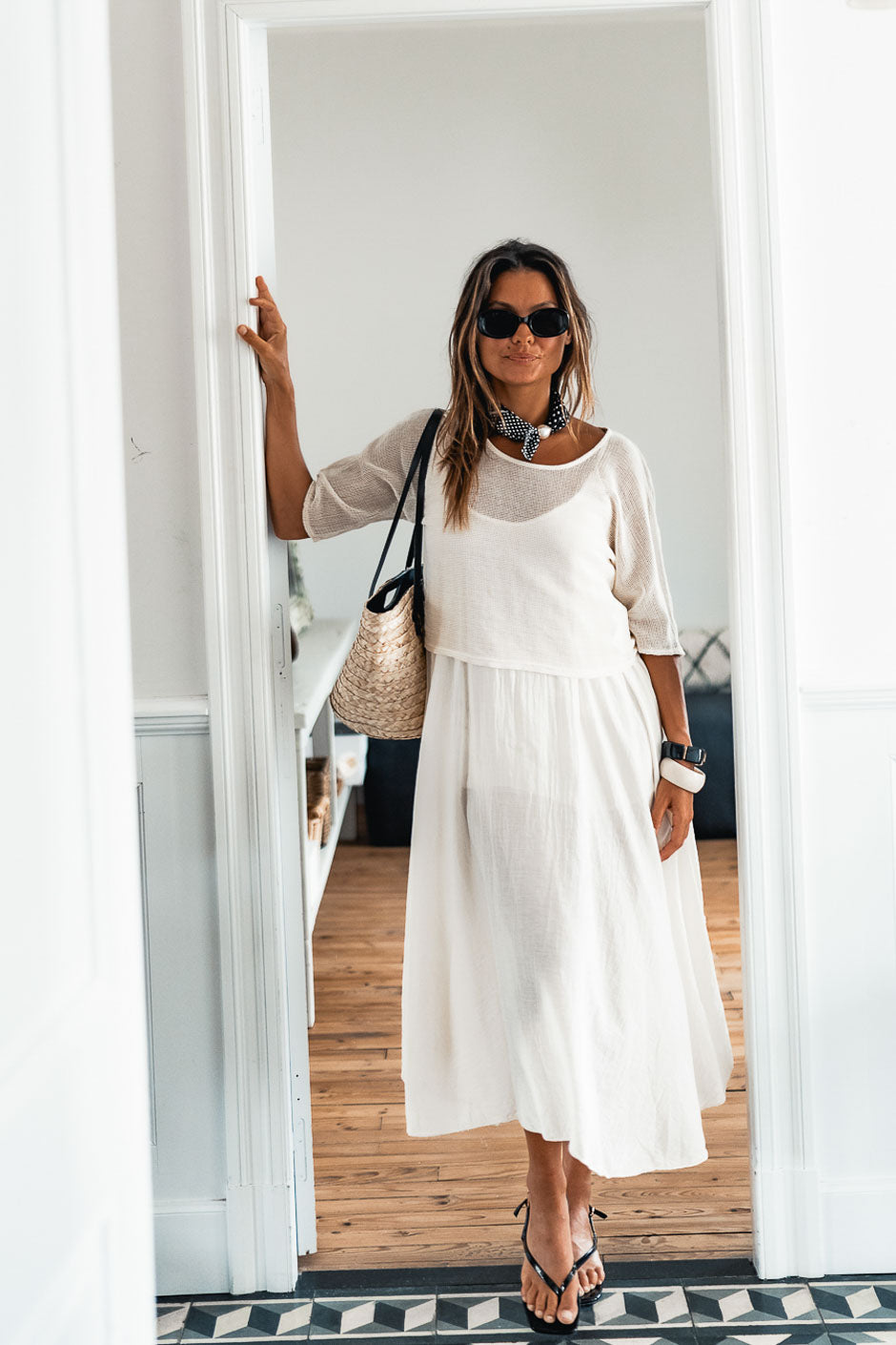 ROBE KELINE ECRU